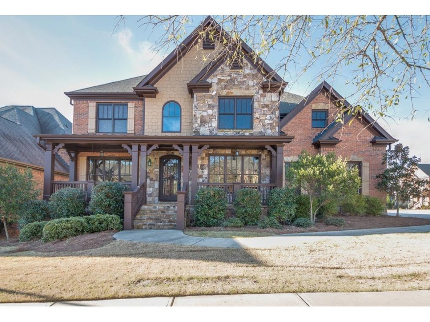Stunning Brick and Stone Exterior with spacious fr