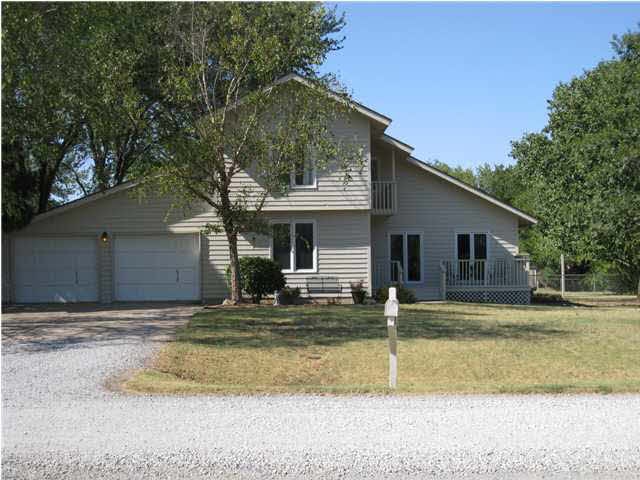Front view of the home