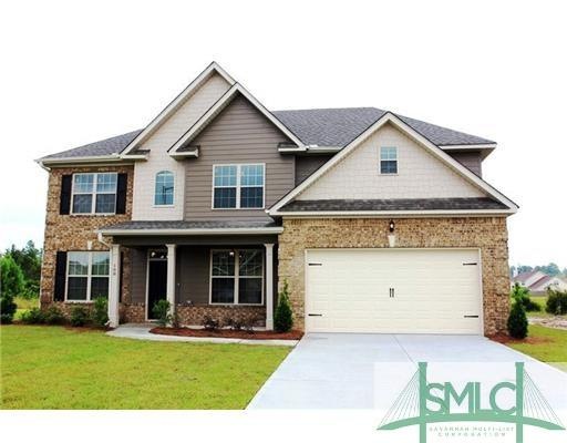 Home is under construction; interior and exterior 