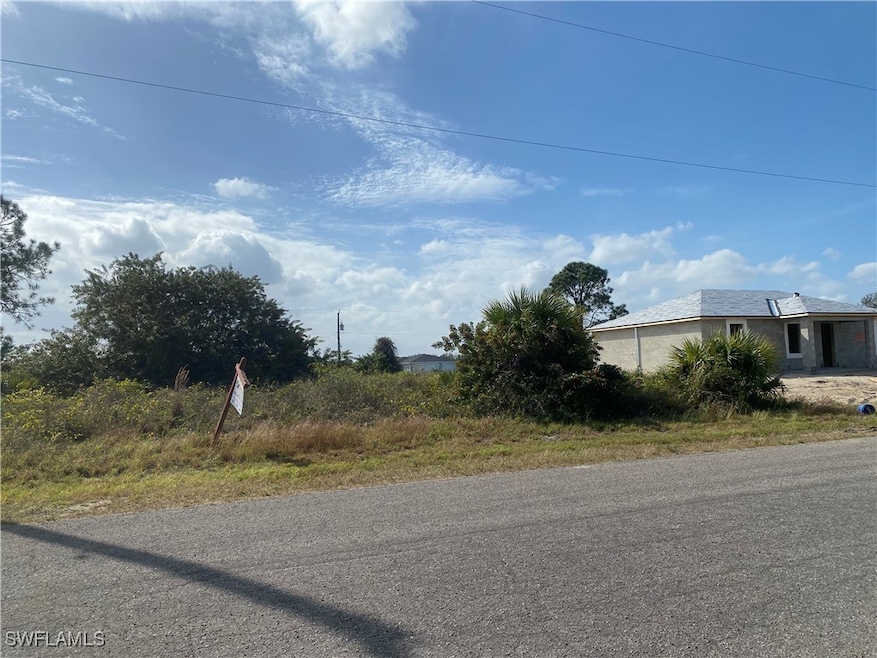 Front View of Lot.