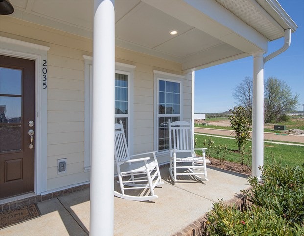 This picture is of another Sugarland In Spring Hill TN.  This unit is an interior unit and will be completed July 2020.