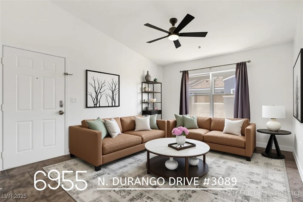Virtually Staged Living Room
