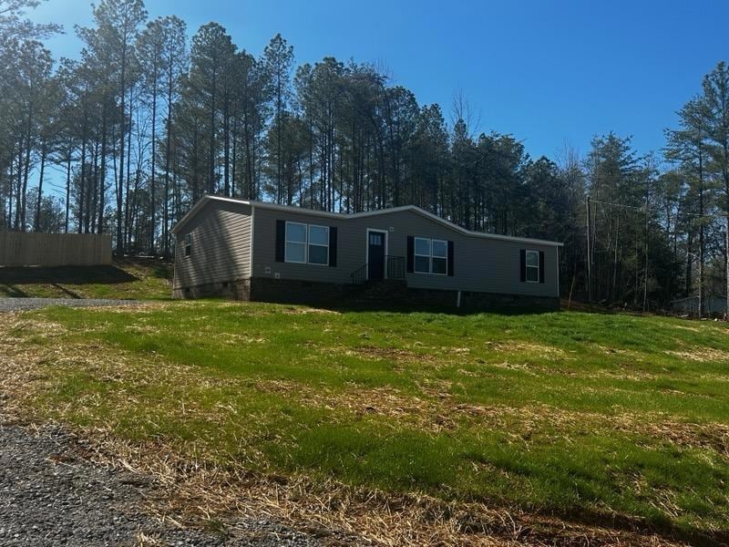Manufactured / mobile home featuring crawl space, 