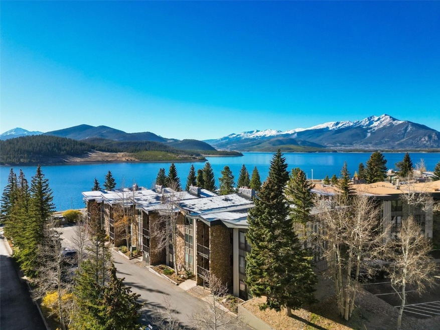 Water view with a mountain view
