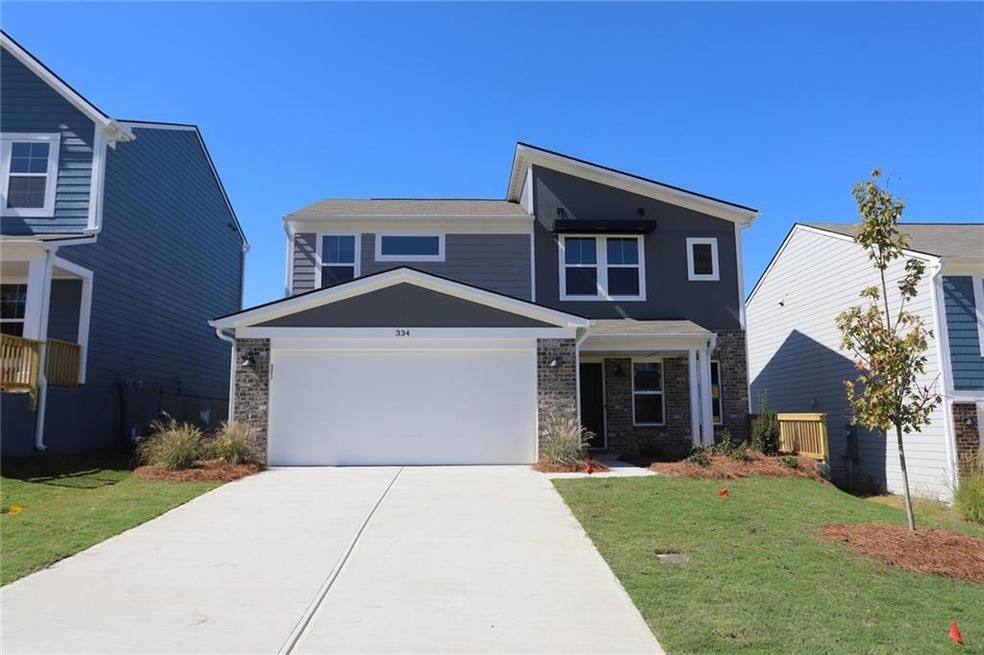View of front of home with a front yard
