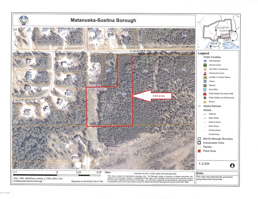 Aerial with labels and boundary