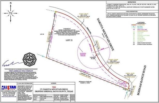 Survey, which is available to the buyer.