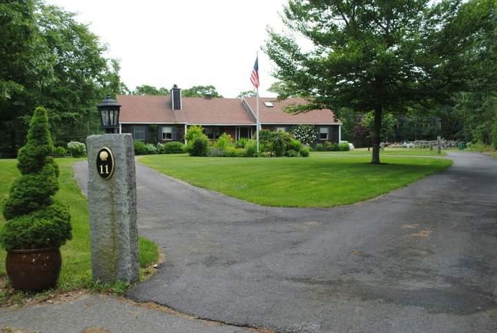 Front Entrance with circular driveway.