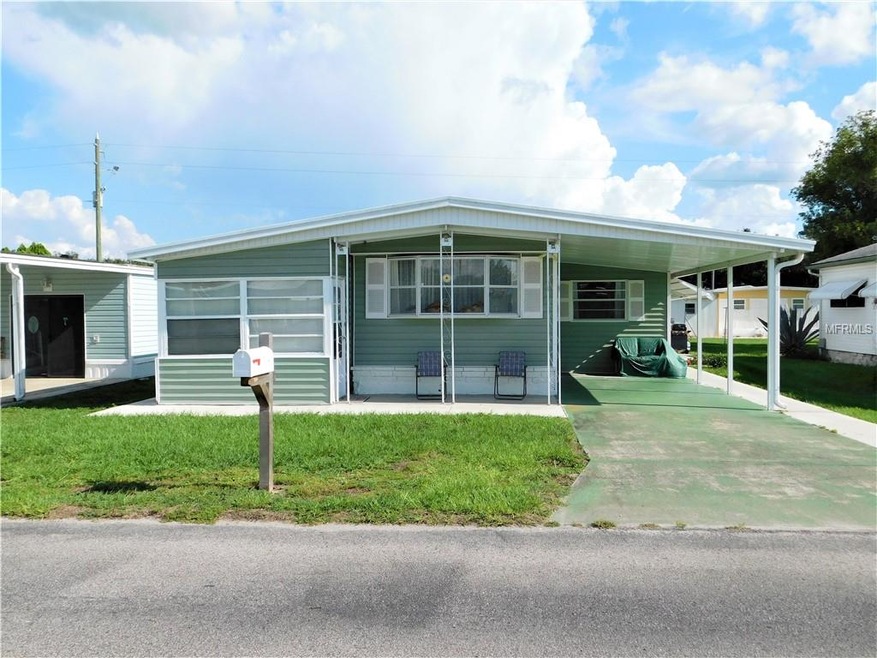 Front of home.