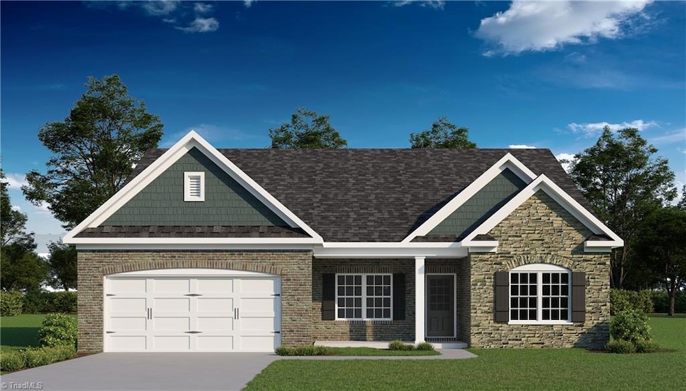 Rendering of home under construction.