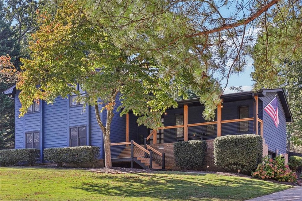 Inviting view of the freshly painted exterior, com