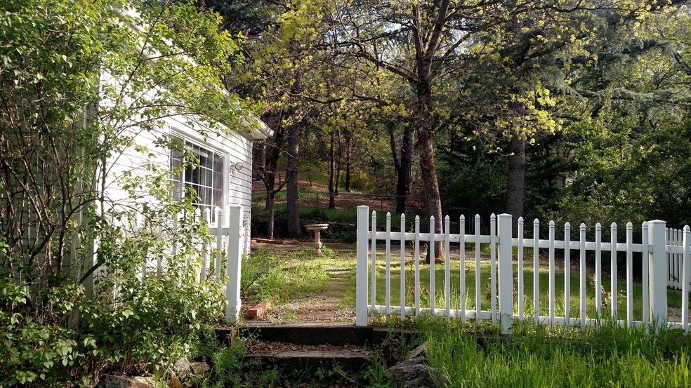 Front gate from driveway