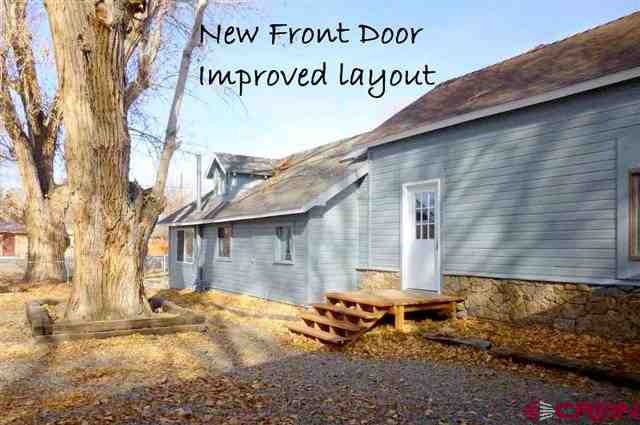 french doors looking north to back yard