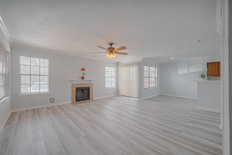 Spacious Living Room Features New Modern Gray Lami