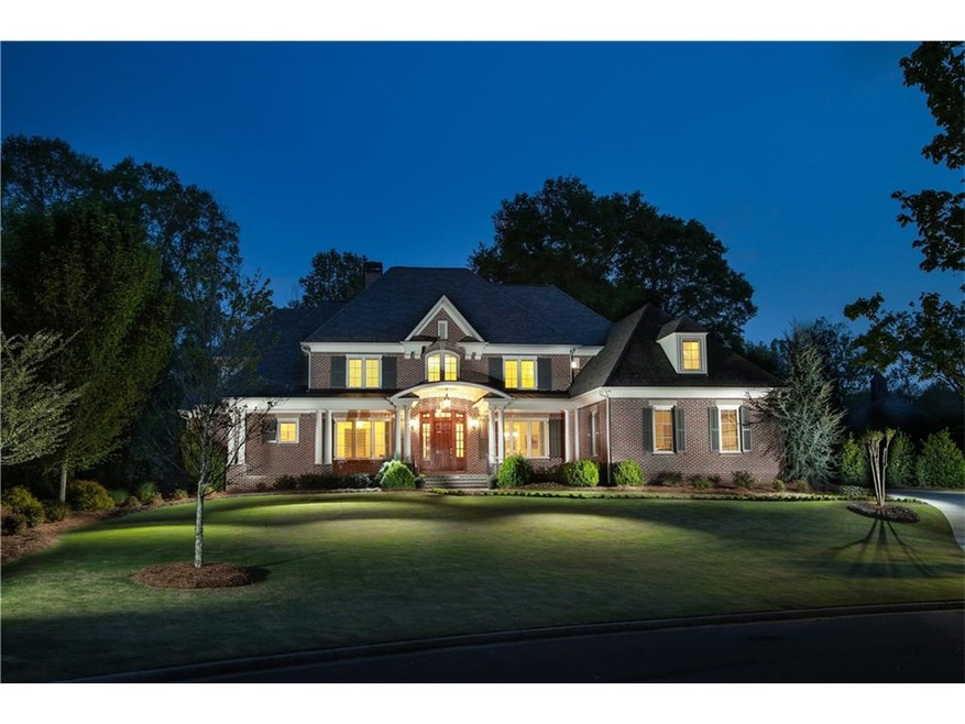 Custom home in Winfield on the River, a gated neig