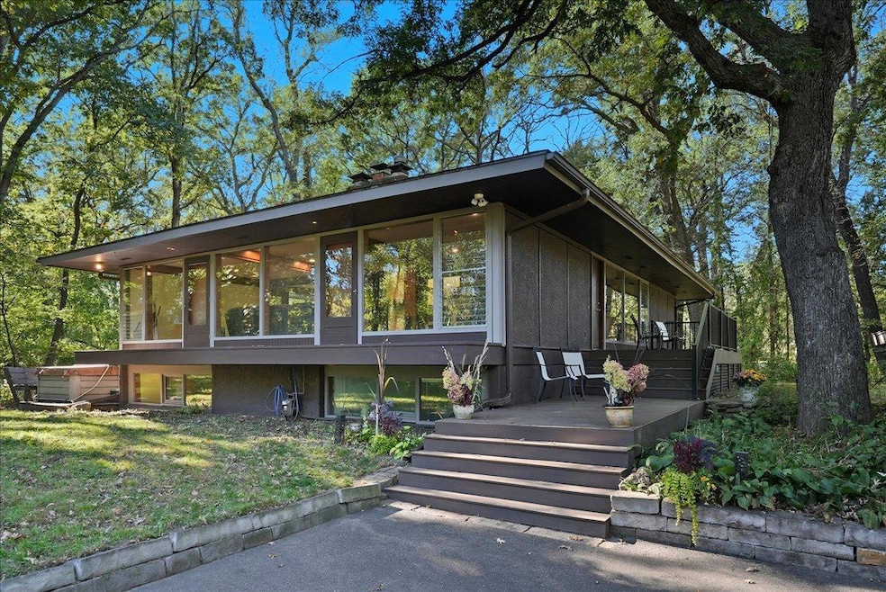 Must see this stunning Prairie-style contemporary home!