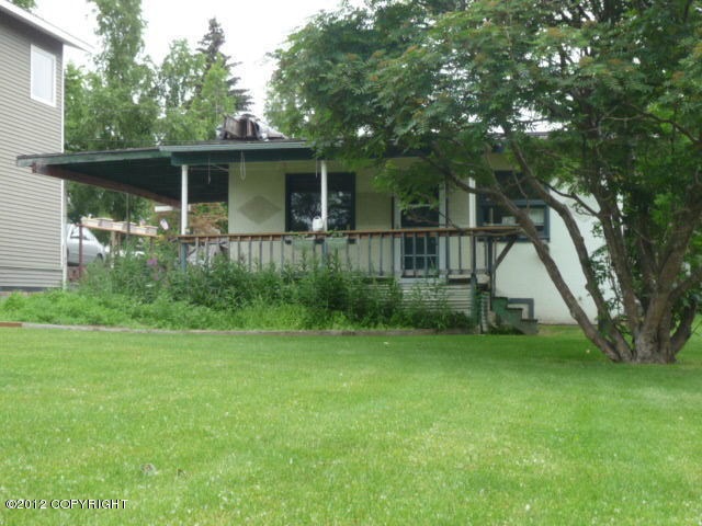 view from yard