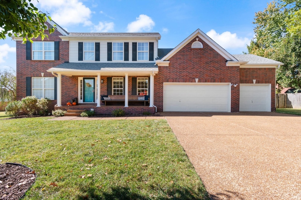 Beautiful home in Williamson County perfectly situated at the end of the cul-de-sac.