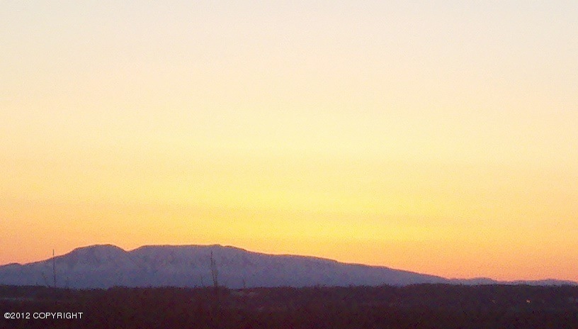 Living Room View of Mt Susitna