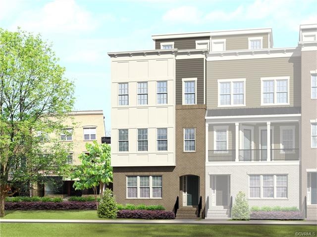 Rendering of the home being built on this home sit
