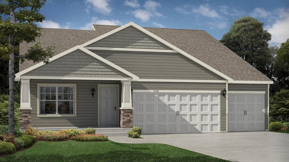 The Everett floor plan with Northern Craftsman sty