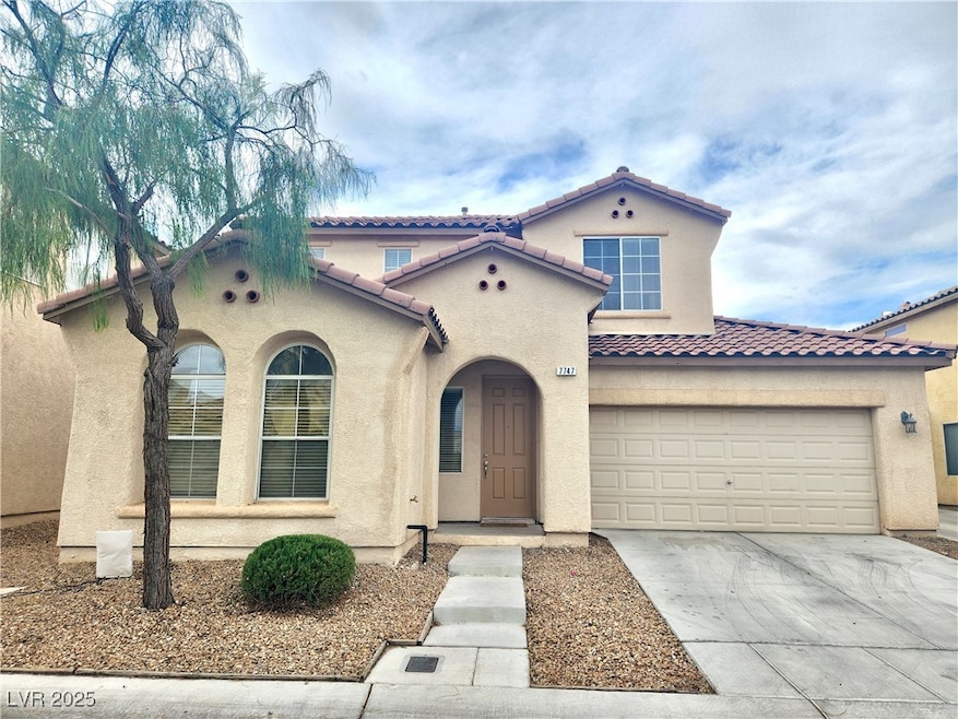 Mediterranean / spanish house with stucco siding,