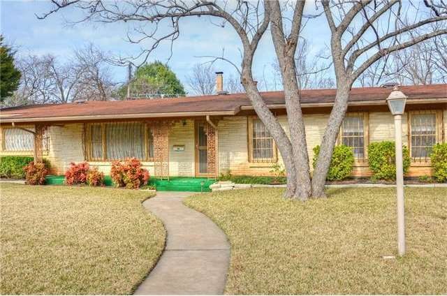 Front of home and walkway.