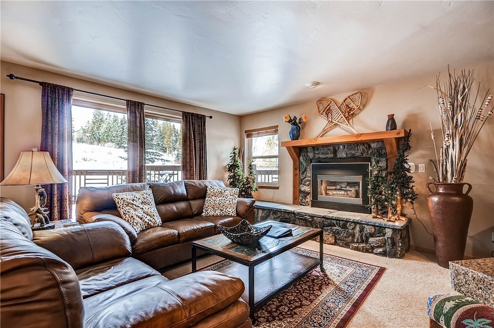 Cozy up near the fire after a fabulous day on the