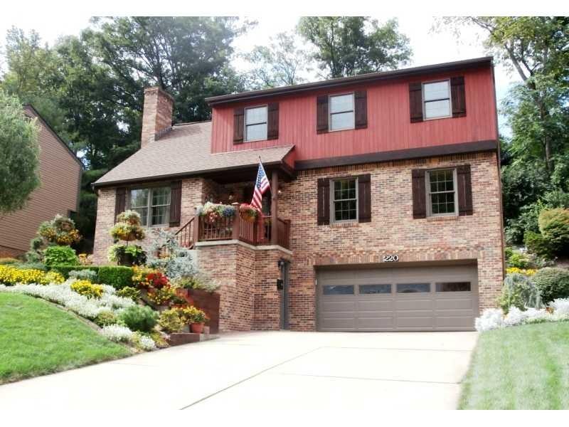 Exterior Front. Beautiful Custom Built 2 Story Bri