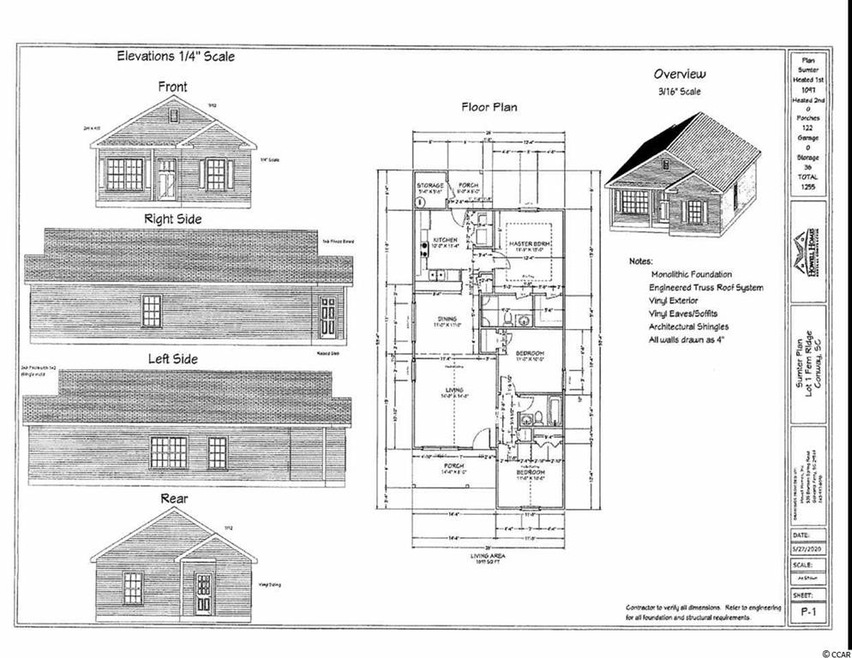 2615 Southern Crest Dr unit Sumter Plan, Loris, SC 29569 - photo 1