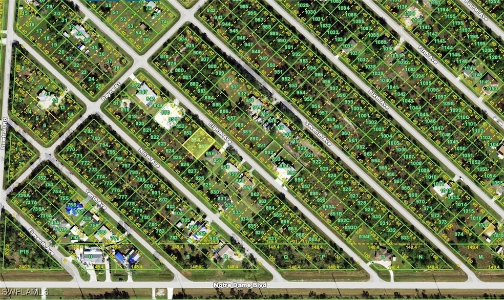 Aerial view of property's location