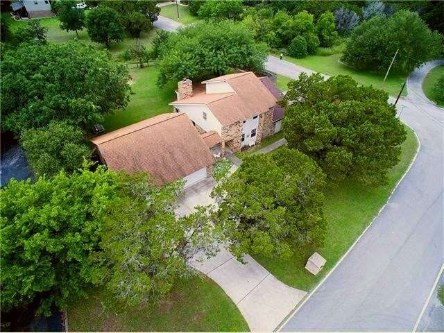 Awesome aerial view shows the grand size of the lo