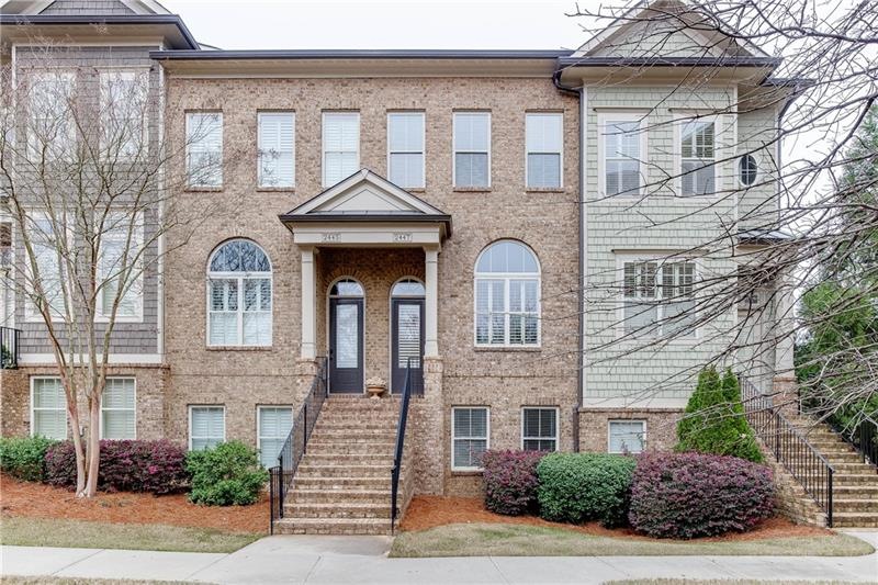 Stately brick townhome