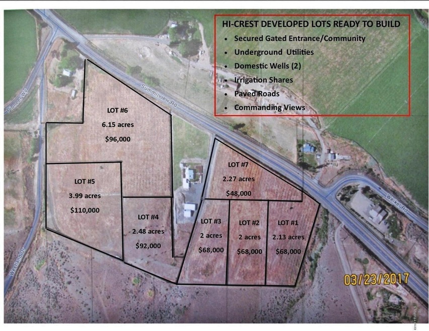 Hi-Crest Land Listings