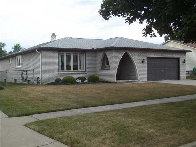 Exterior Front. Sprawling all brick ranch! 2.5 car