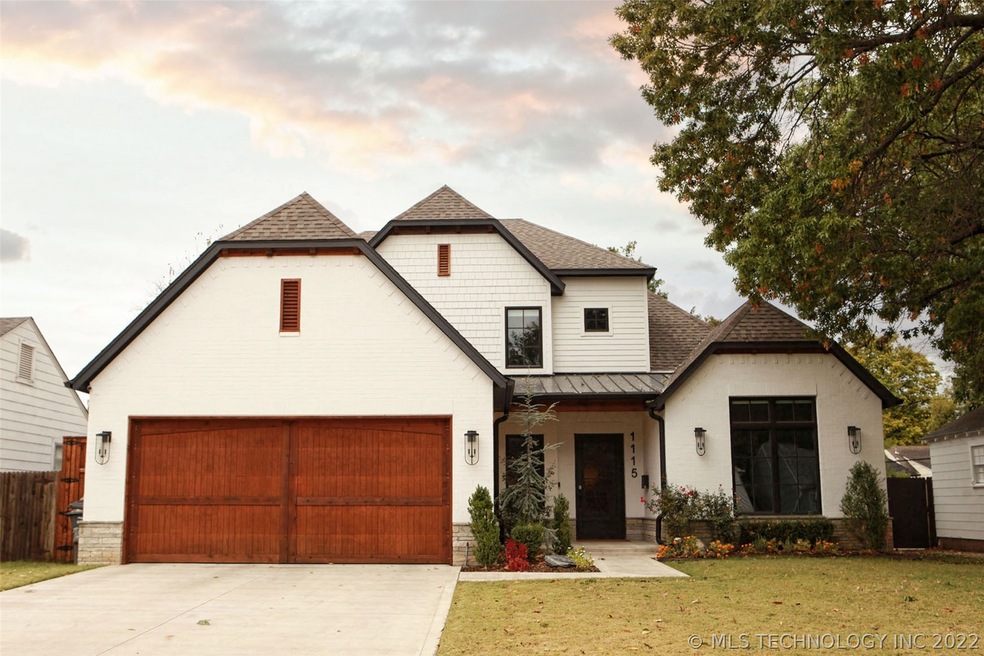 Modern home with charming curb appeal