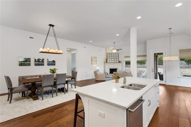 Lovely living in this open floor plan