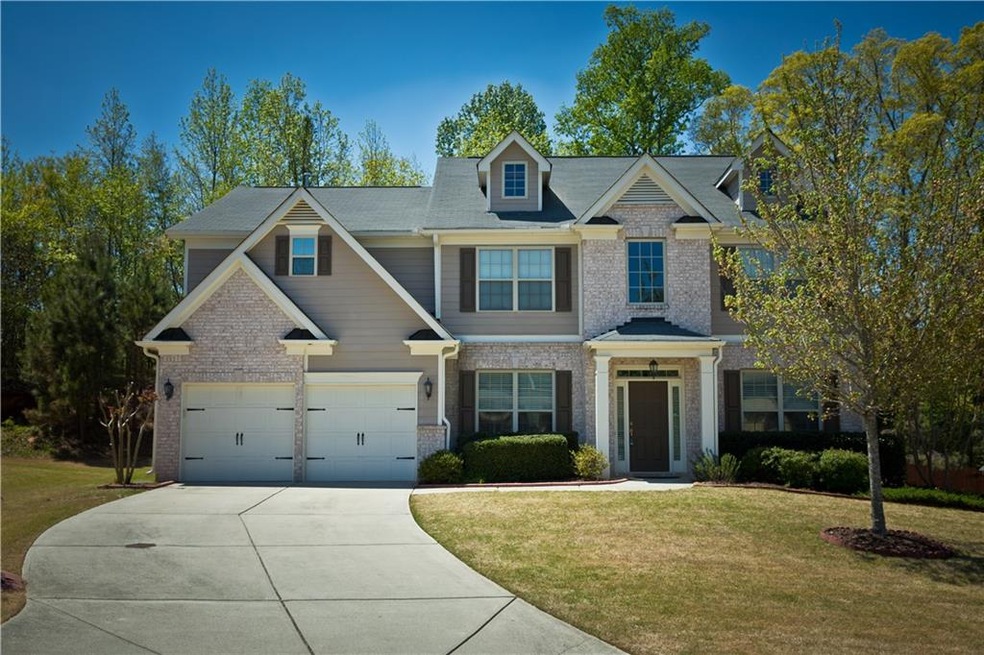 Front view of the house