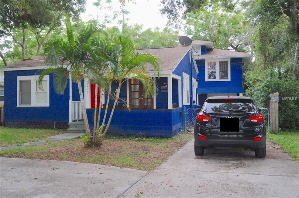 View of main house and garage apartment