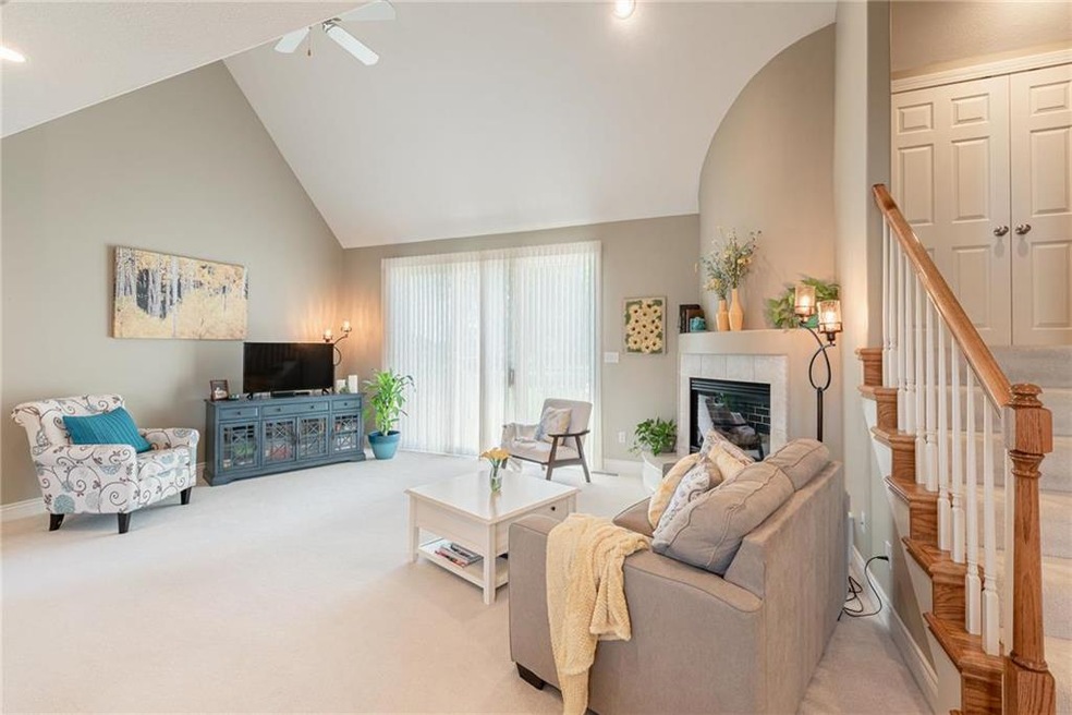 Spacious living room full of natural light
