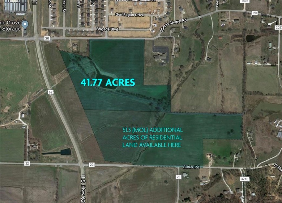 41.77 AC (mol) Parks St, Prairie Grove, AR 72753 - photo 1