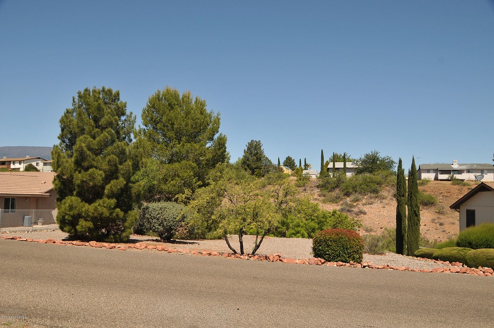 View of lot from the street