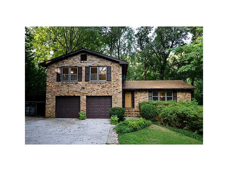 Exterior Front. 4 Sided Brick Home in Great Brookh