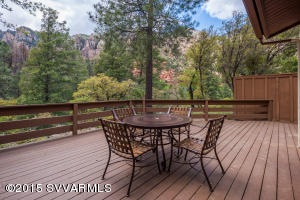 Expanded Red Wood Deck