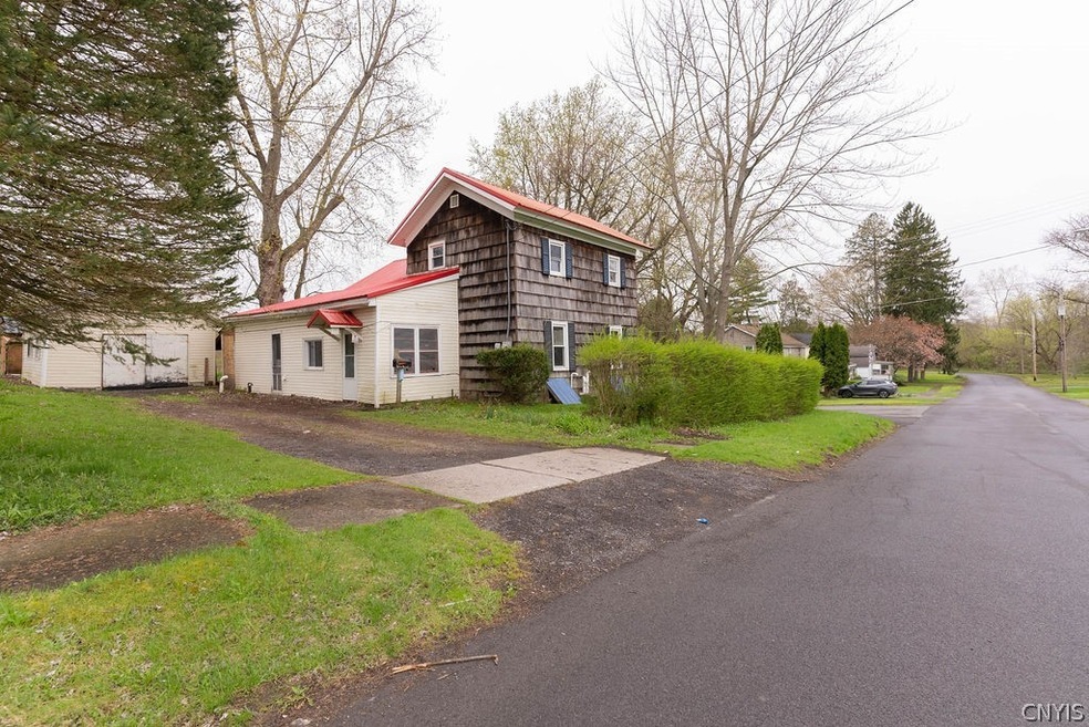 Rear of home - large city lot