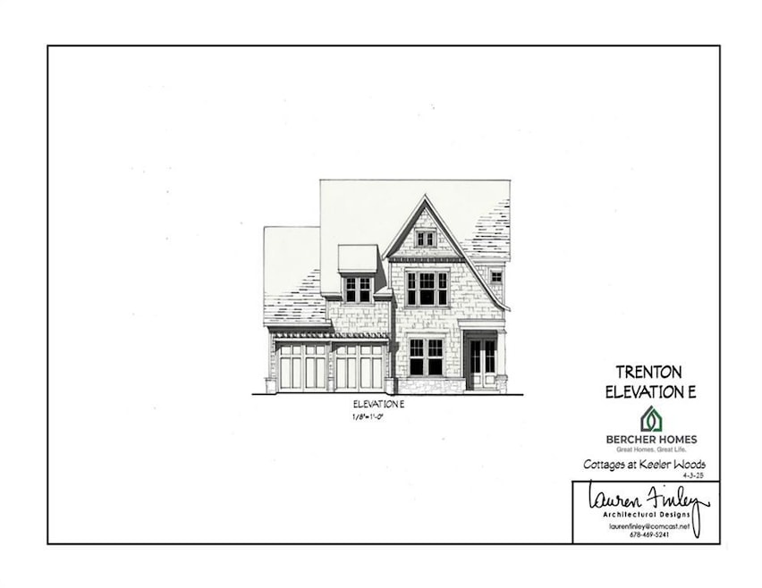 Trenton H with cedar shakes, Hardiplank siding, and a stone water table on 4 sides.