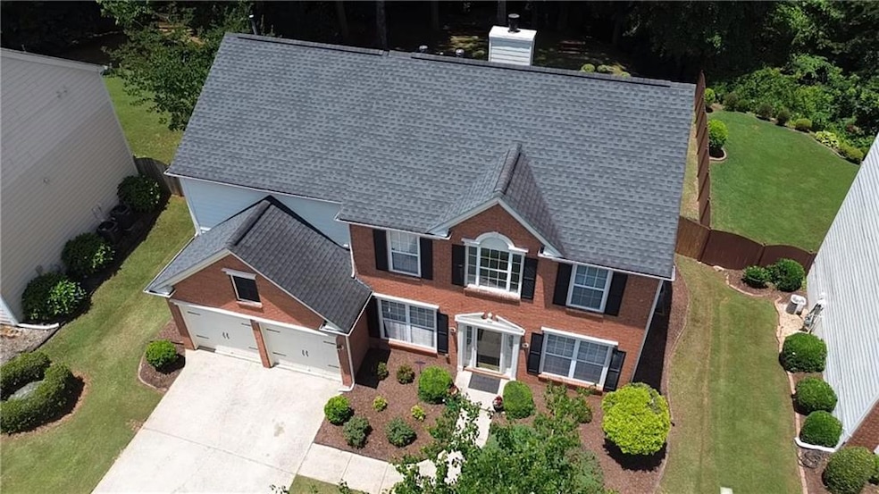Aerial view of property and surrounding area