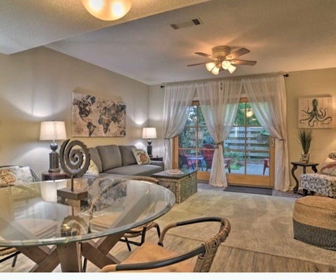 Living/Dining from Entry Hall