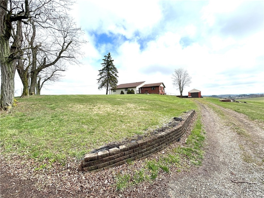 Long flat driveway