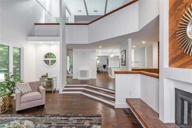 View from living room towards the kitchen